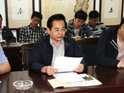 4月22日上午，刘家强对机关干部和各级组织救灾工作提出要求